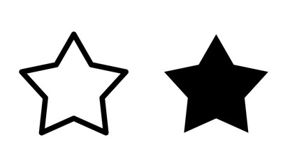 Obraz premium Simple star icon
