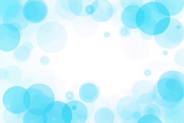 Sparkling bokeh light effects isolated on transparent background. Abstract blue bokeh festive frame. Glowing blur bokeh light PNG. Mockup, template. Shining soft circle light. Magic holiday elements