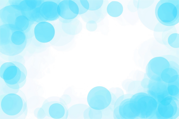 Sparkling bokeh light effects isolated on transparent background. Abstract blue bokeh festive frame. Glowing blur bokeh light PNG. Mockup, template. Shining soft circle light. Magic holiday elements