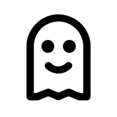 Cool ghost icon vector illustration