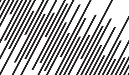 Abstract Black Diagonal Lines Background. Linear Background of Diagonal Stripes. Vector Illustration.