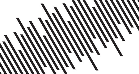 Abstract Black Diagonal Lines Background. Linear Background of Diagonal Stripes. Vector Illustration.