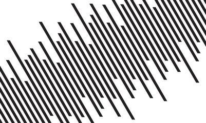 Abstract Black Diagonal Lines Background. Linear Background of Diagonal Stripes. Vector Illustration.