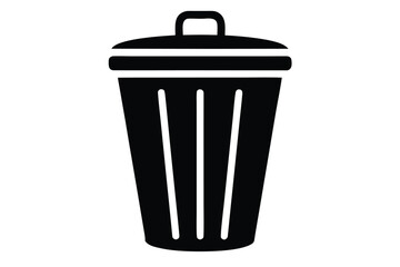 trash bin vector icon