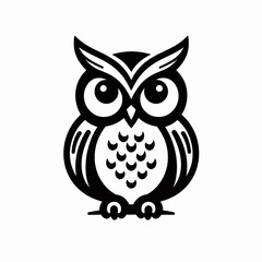 Fototapeta premium owl on a branch, owl on white background, owl, owl in the night, owl on a tree, owl on white, owl with wings, owl on tree branch