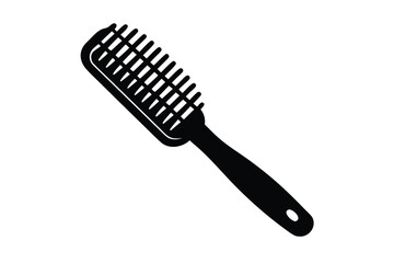 hairbrush vector icon