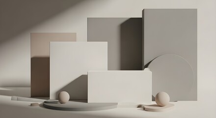 Minimalist Elegant Background with Soft Neutral Tones
