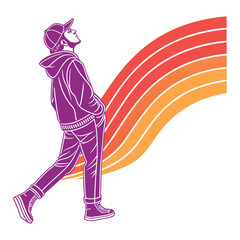 3D gradient geometric shapes,  Abstract Geometric Pattern Vector Illustration