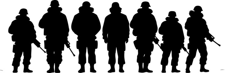 American military, soldiers, tactical, combat, army  vector bundle