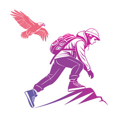 3D gradient geometric shapes,  Abstract Geometric Pattern Vector Illustration