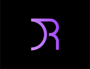 Modern purple logo design