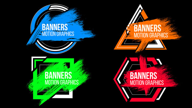 Motion Graphics Banners