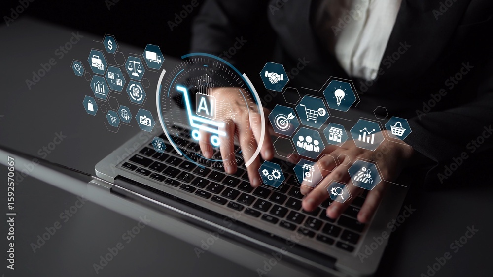 Poster ai transforms ecommerce by enabling smart product recommendations, ai automated shopping decisions, 