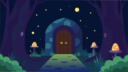 Naklejka premium window in the night