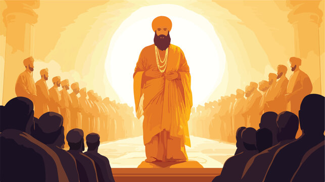 Guru Tegh Bahadur Martyrdom Day Vector