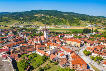 Church of Blessed Virgin Mary in Marija Bistrica, Croatia, popular catholic sanctuary
