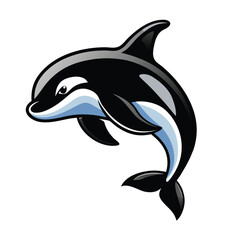 Bold black and white vector illustration with vibrant color accents