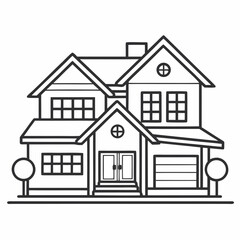 Fototapeta premium house icon set