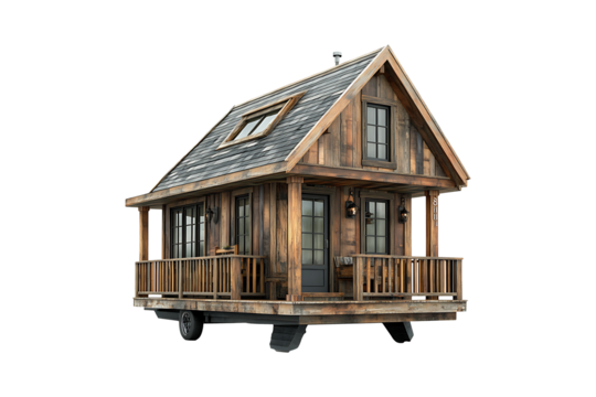 Tiny house high quality realistic image