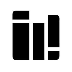 Book collection icon vector illustration