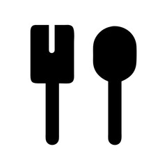 Kitchen utensils icon vector illustration