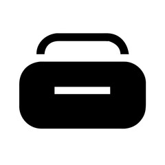 Makeup bag icon vector illustration