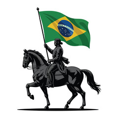Flat Vector Illustration of Proclamação da República.