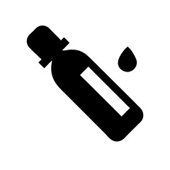 Serum bottle icon vector illustration