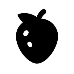 Strawberry yogurt cup icon vector illustration