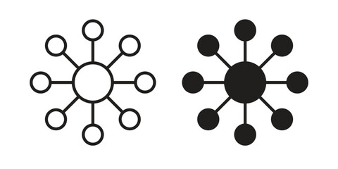 Variety icons design vector graphic recourse