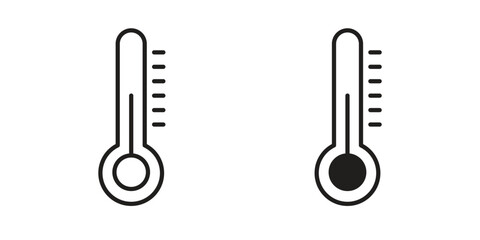 Thermometer icons design vector graphic recourse