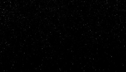 Dark night sky with faint stars