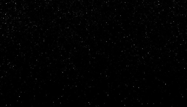 Dark night sky with faint stars