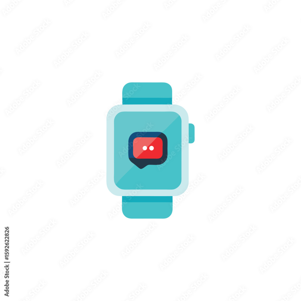 Aufkleber vector art of smartphone with multiple chat bubbles for communication