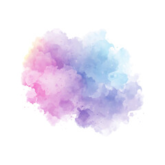 Hand painted pink and purple watercolour splatter design