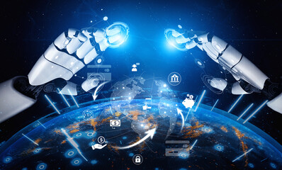 AI facilitates real-time digital payment systems, connecting global financial services with...