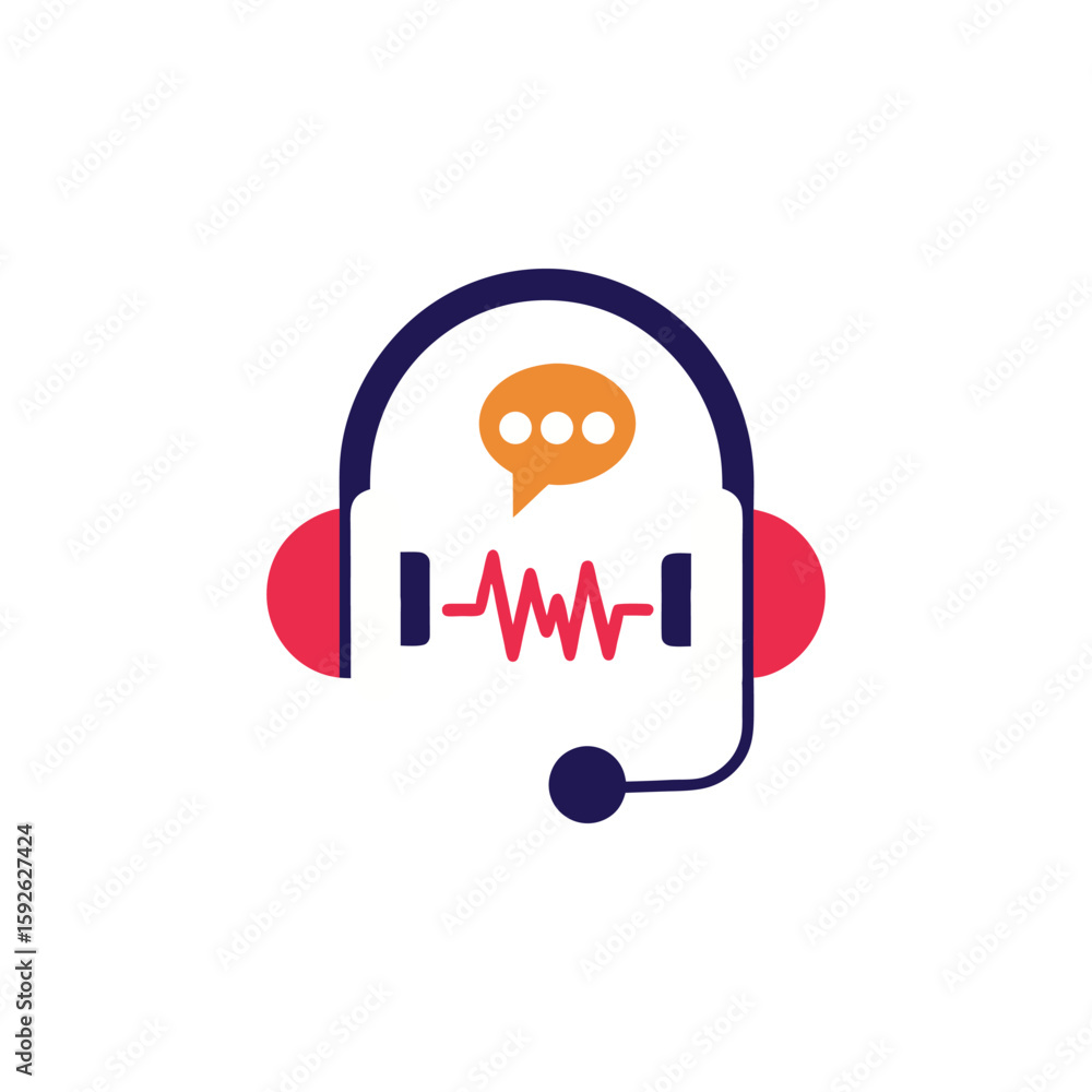 Poster vector art of a finger touching a screen with a wifi symbol