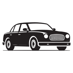 Obraz premium retro car vector illustration