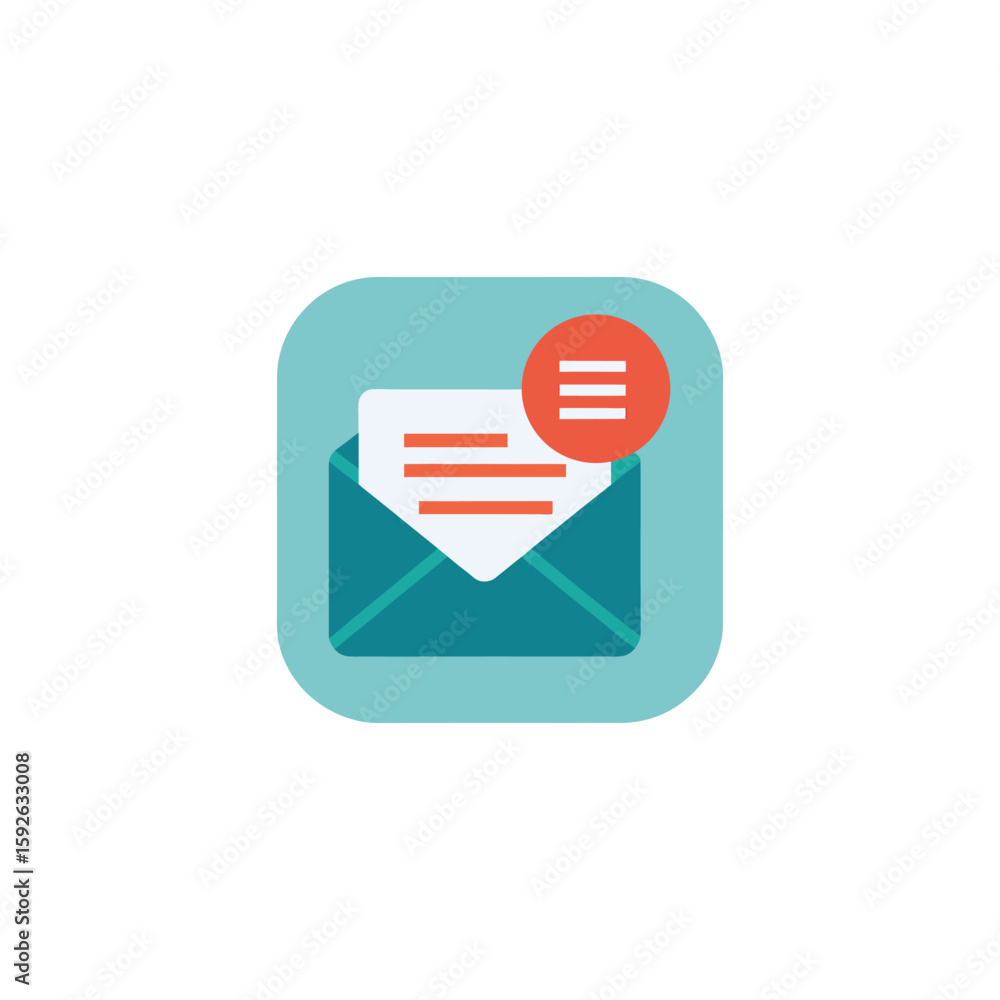 Poster vector art of a computer monitor displaying a notification card and progress bar