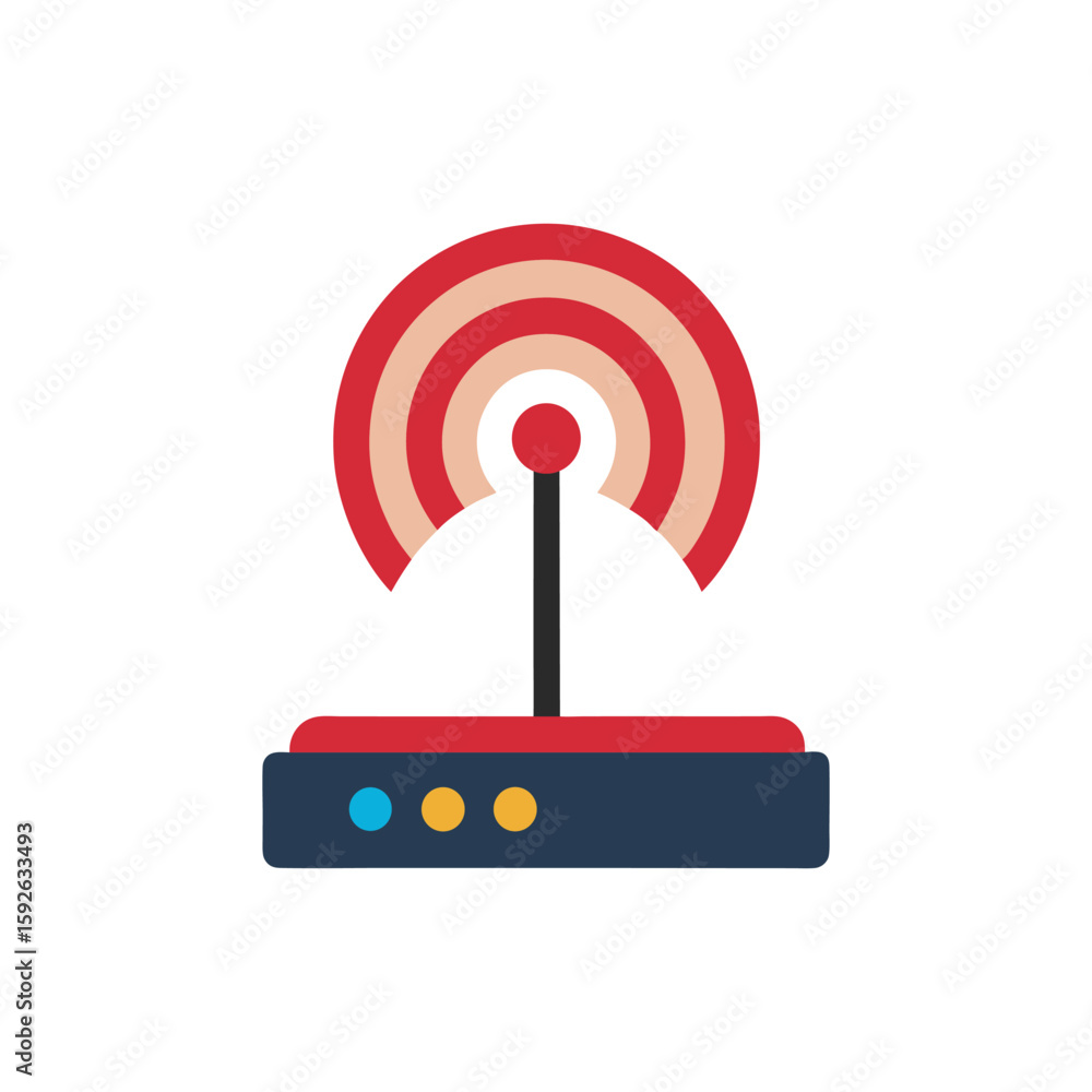 Poster vector art of an envelope with a notification bell on top