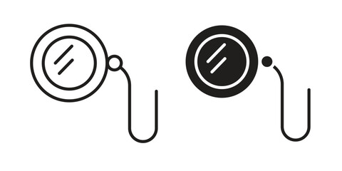 Ar monocle icons design vector graphic recourse