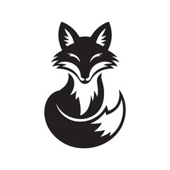 Obraz premium vector illustration of a wolf on white background