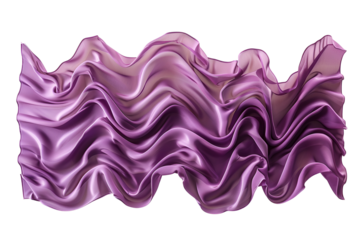 Purple silk fabric flowing elegantly dark background