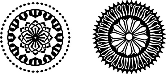 Polynesian Tribal  Tattoo Circle Design