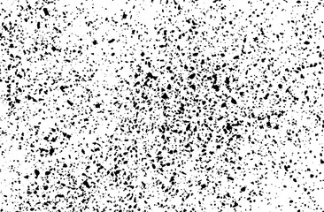 High Contrast Black Grunge Texture with Noise, Dust, and Cracked Paint Effect