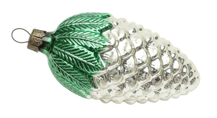 Isolated Christmas tree ornament