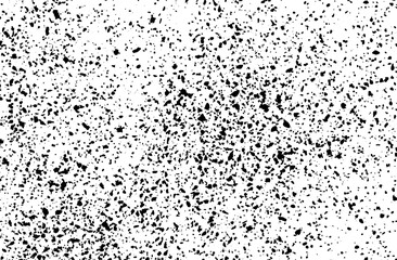 Grunge Brush Stroke Texture with Splattered Ink Drops and Aged Surface Look