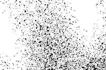 Black and White Grunge Background with Urban Wall Graffiti and Peeling Posters Effect