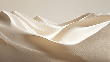 Abstract draped fabric.  Soft, elegant folds