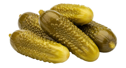 Isolated Pickled Cucumbers